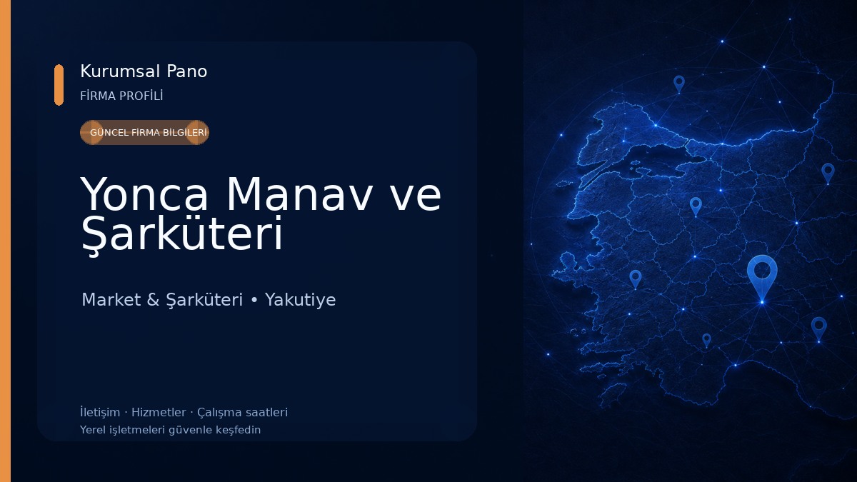 Yonca Manav ve Şarküteri Market & Şarküteri
