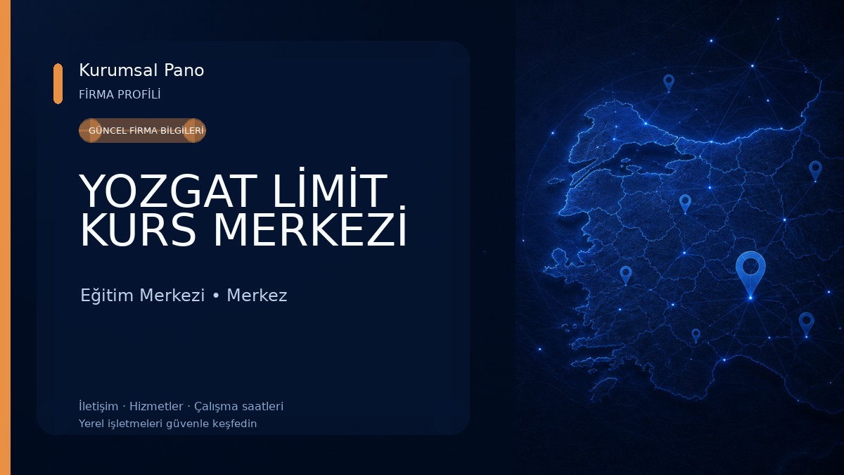 YOZGAT LİMİT KURS MERKEZİ 