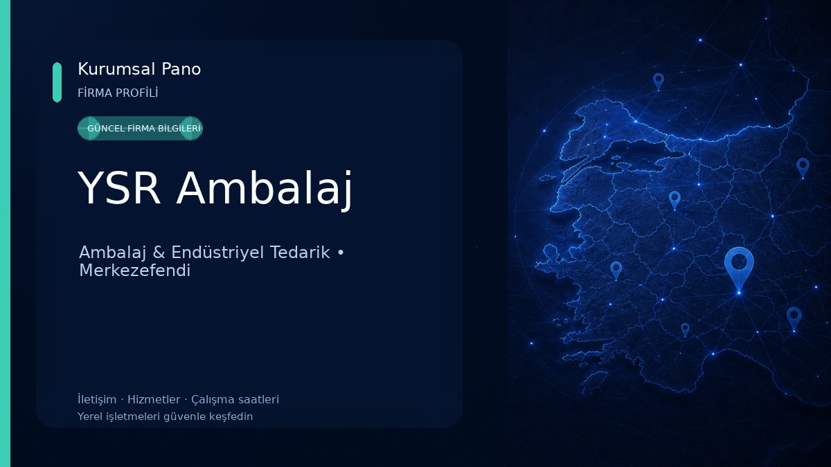 YSR Ambalaj Ambalaj & Endüstriyel Tedarik