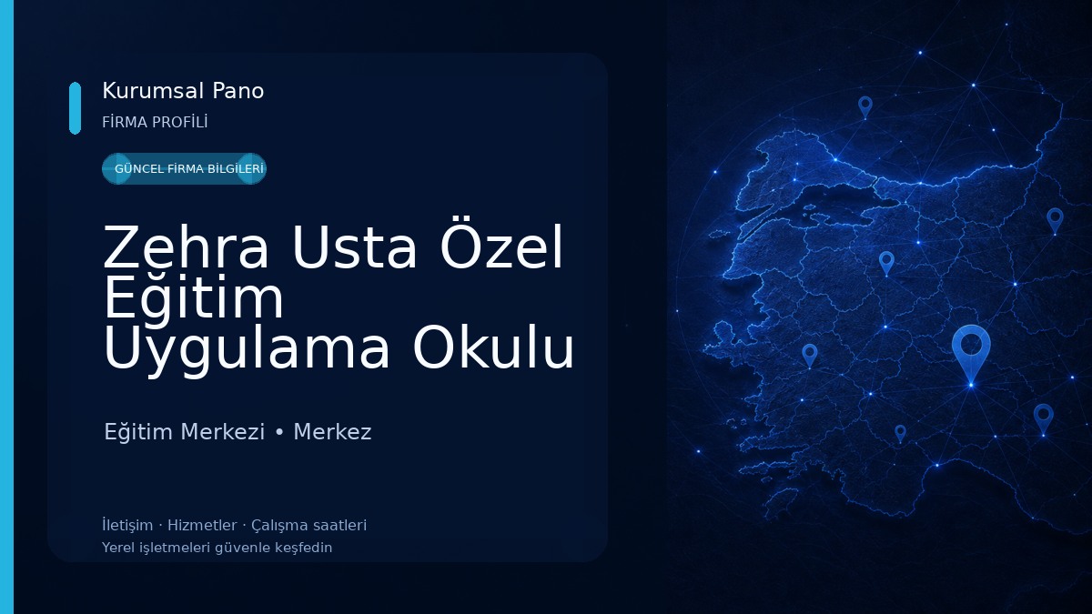 Zehra Usta Özel Eğitim Uygulama Okulu