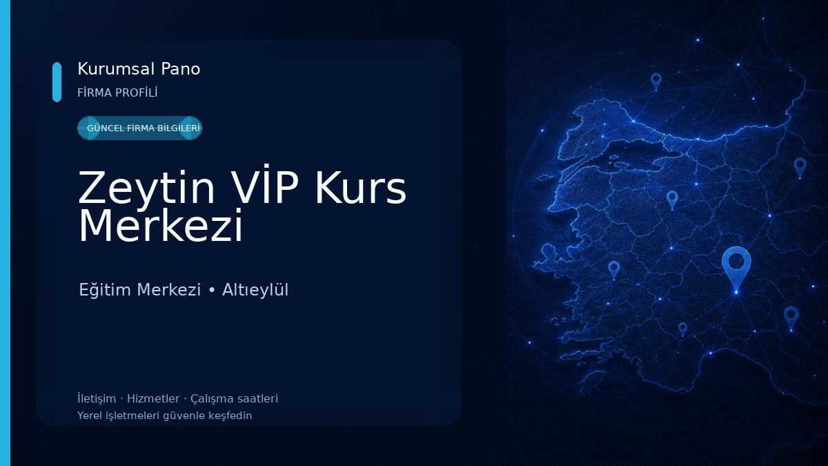 Zeytin VİP Kurs Merkezi