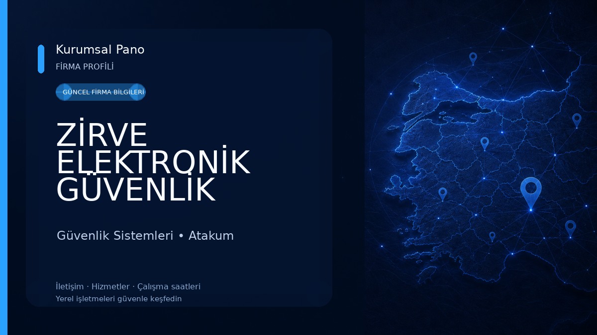 ZİRVE ELEKTRONİK GÜVENLİK SİSTEMLERİ 