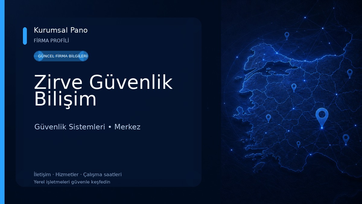 Zirve Güvenlik Bilişim Güvenlik Sistemleri